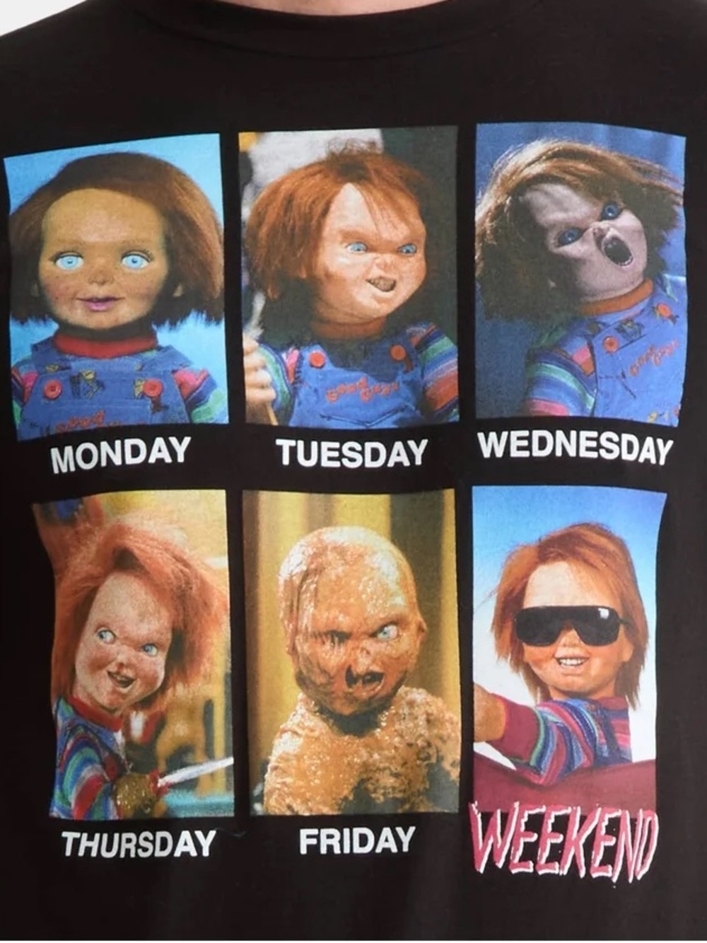 Chucky cotton weekday graphic tee